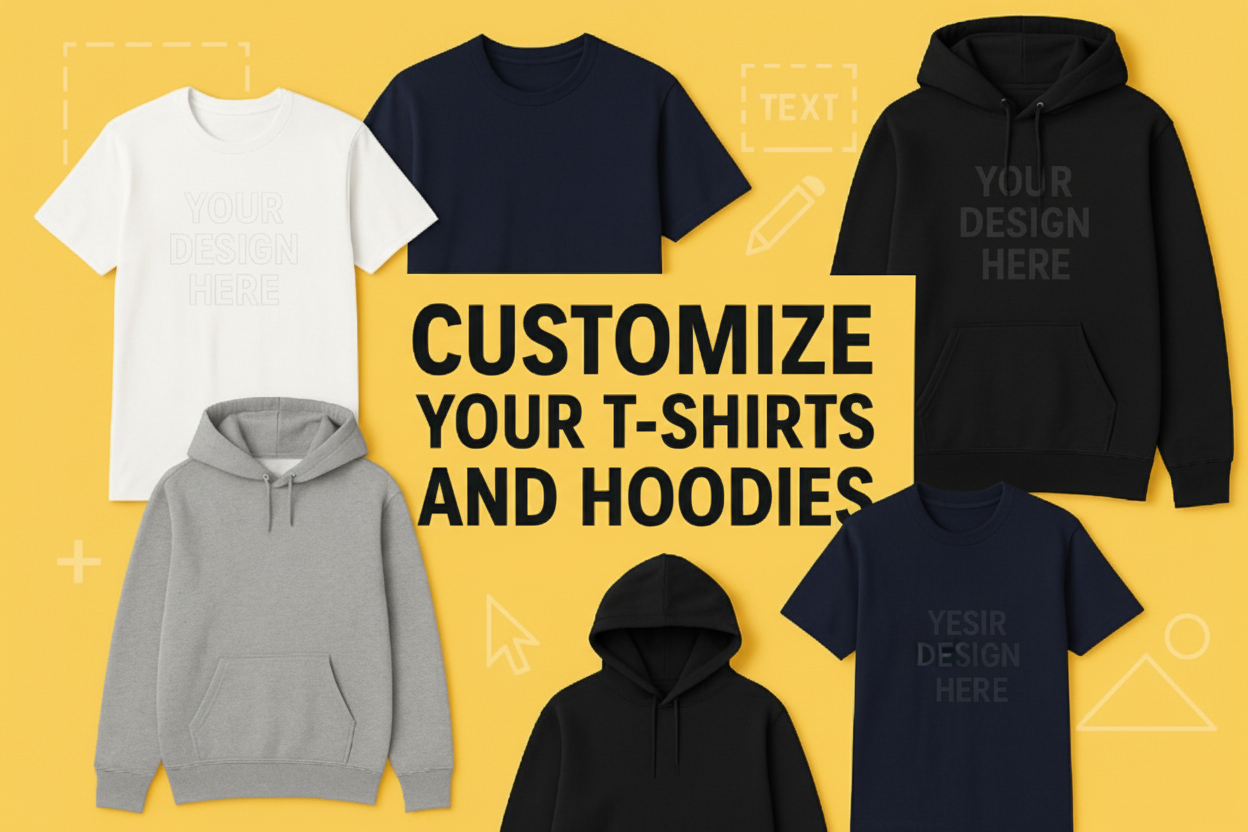 CUSTUMAZE YOUR TSHIRT AND YOUR HOOTHIES